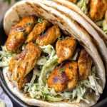Sheet Pan Chicken Pitas with Herby Ranch Slaw Recipe