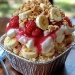 Strawberry Crunch Banana Pudding Recipe - Easy Dessert Delight