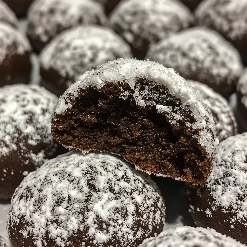Chocolate Snowball Cookies – Best Holiday Desserts