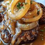 Hamburger Steak with Onion Gravy – Classic Comfort Food