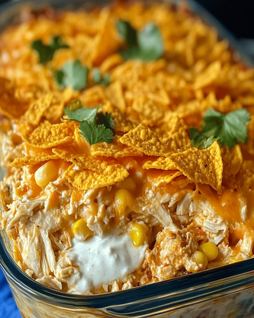 Mexican White Trash Casserole - Easy Cheesy Dinner Idea
