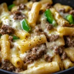 Best Philly Cheesesteak Pasta - Quick Dinner Recipe
