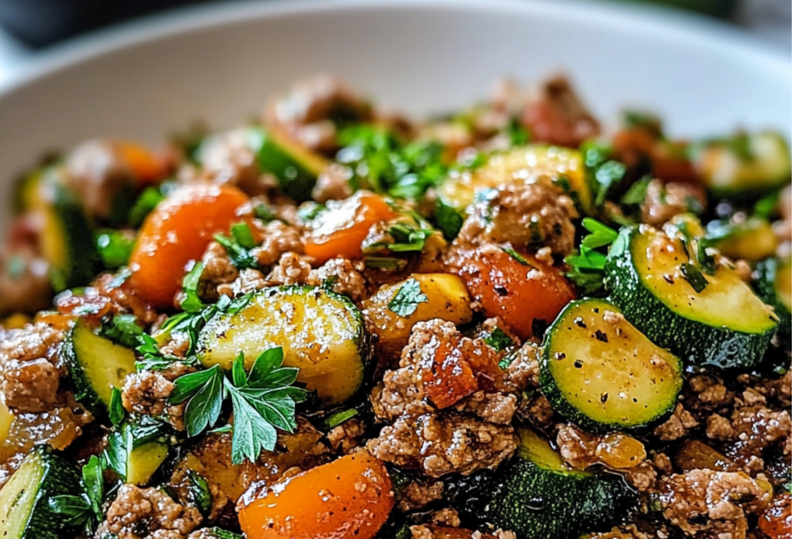 Ground Turkey and Zucchini Skillet