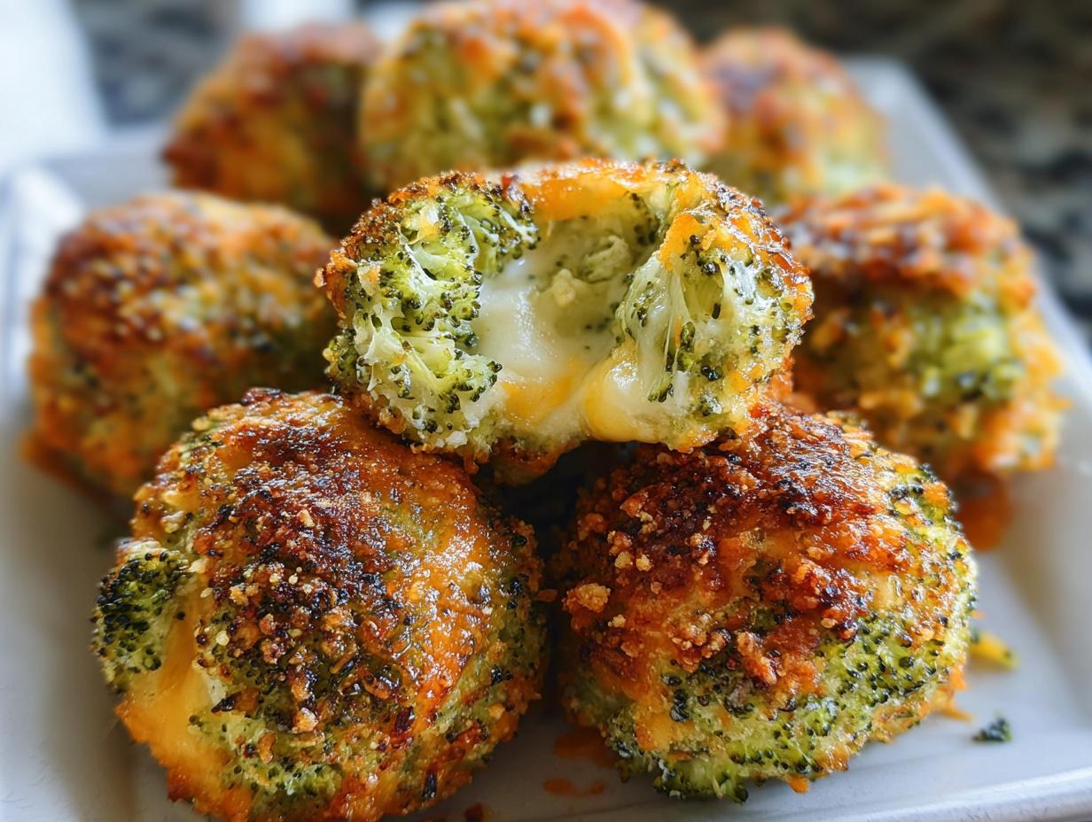 Baked Broccoli Cheese Balls