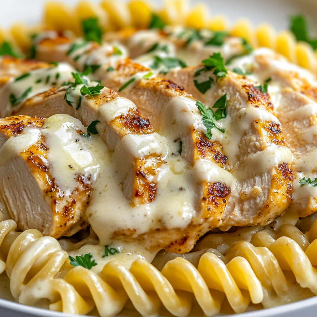 Creamy-Garlic-Parmesan-Chicken-with-Cheesy-Twisted-Pasta