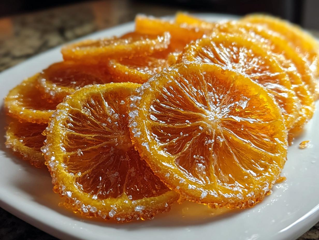 Candied Orange Slices Recipe: 4 Simple Steps - Candied Orange Slices - additional detail