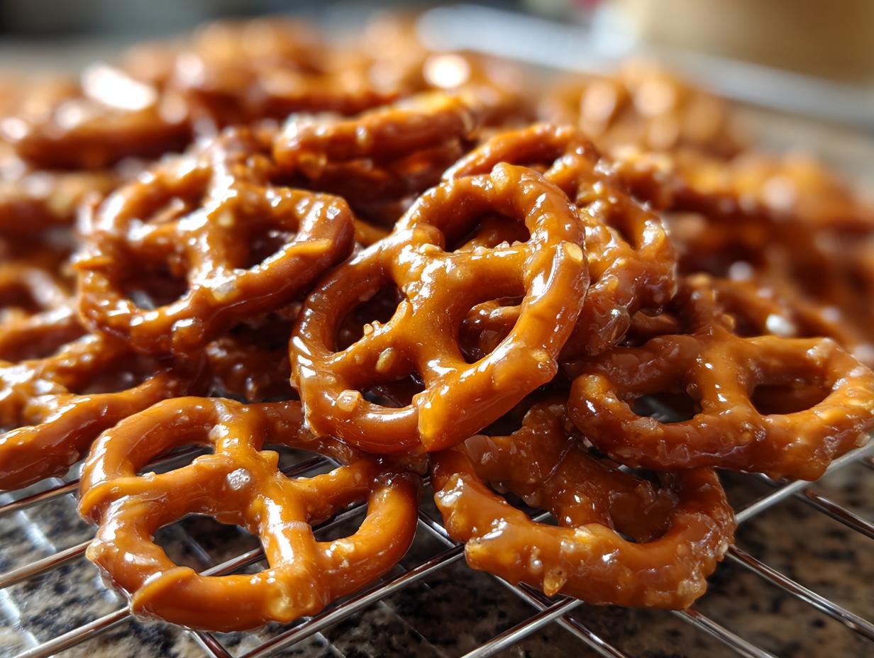 Caramel Pretzels