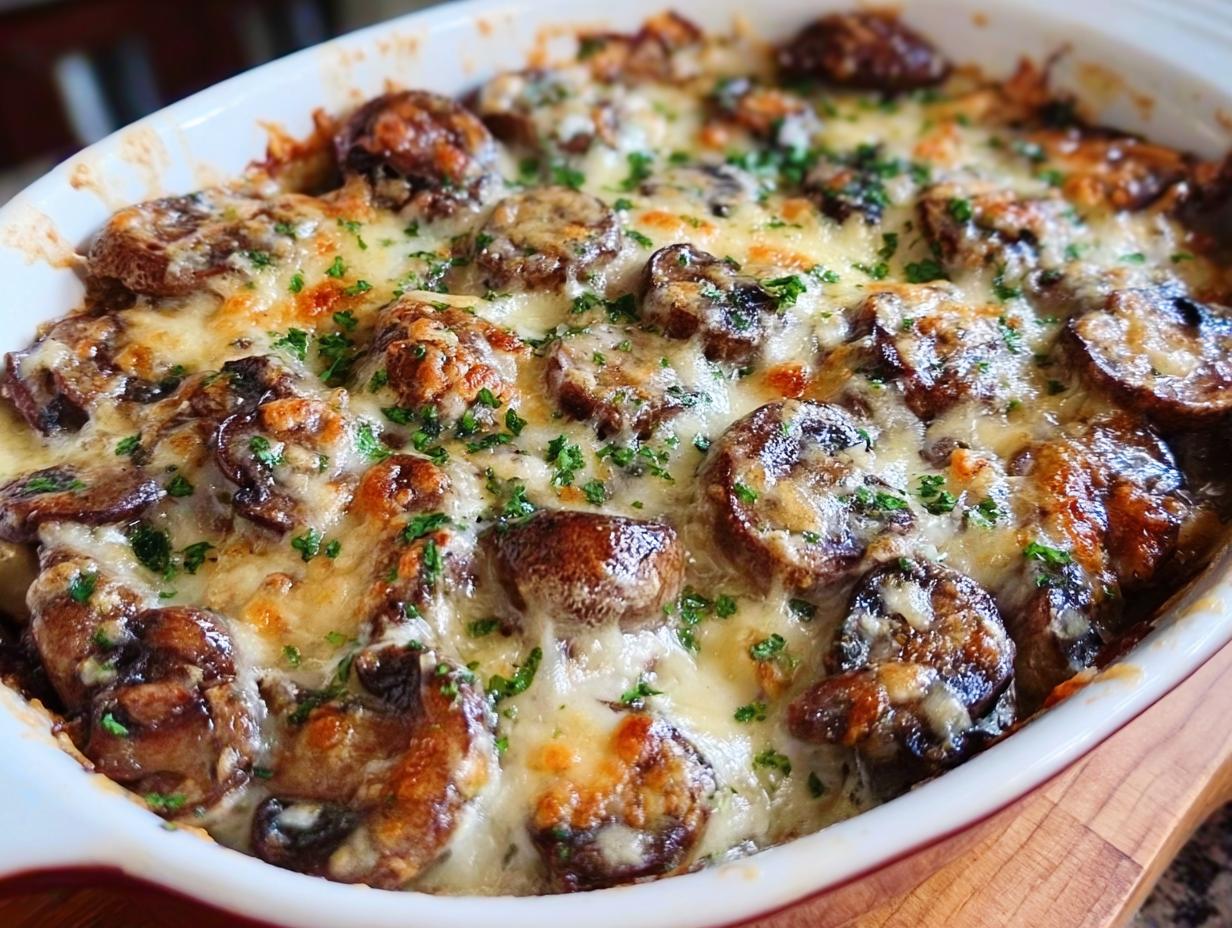 Cheesy Mushroom Casserole - detail 1