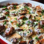 Cheesy Mushroom Casserole