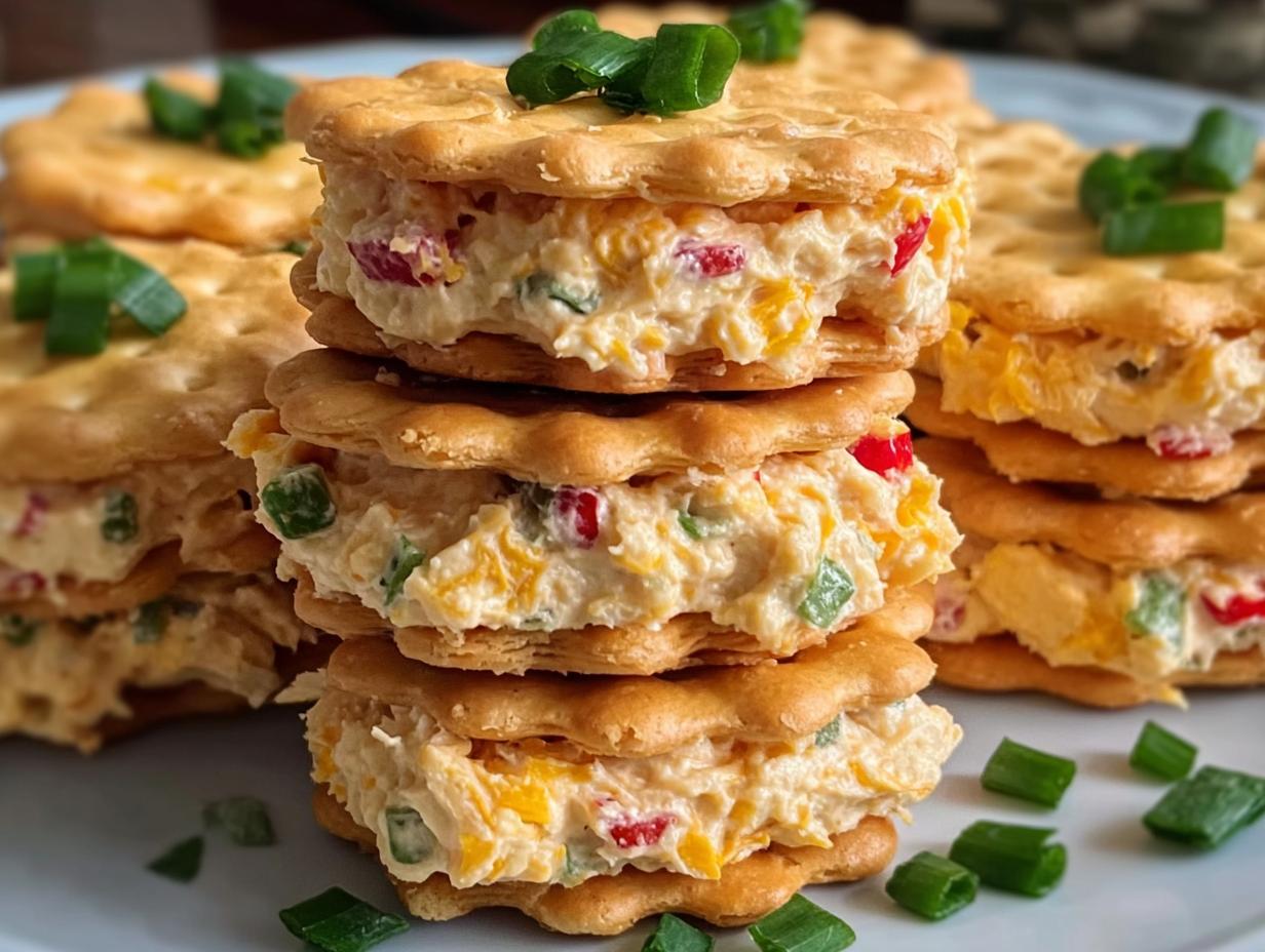 Cheesy Ritz Crackers Party: 48 Divine Bites 5 Cheesy Ritz Crackers Party: 48 Divine Bites - Cheesy Ritz Crackers Party - additional detail
