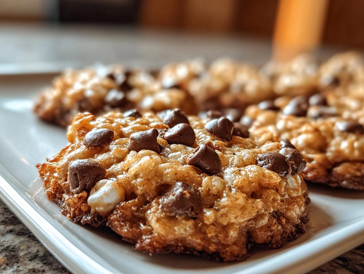 Chip Rice Krispie Cookies - detail 1