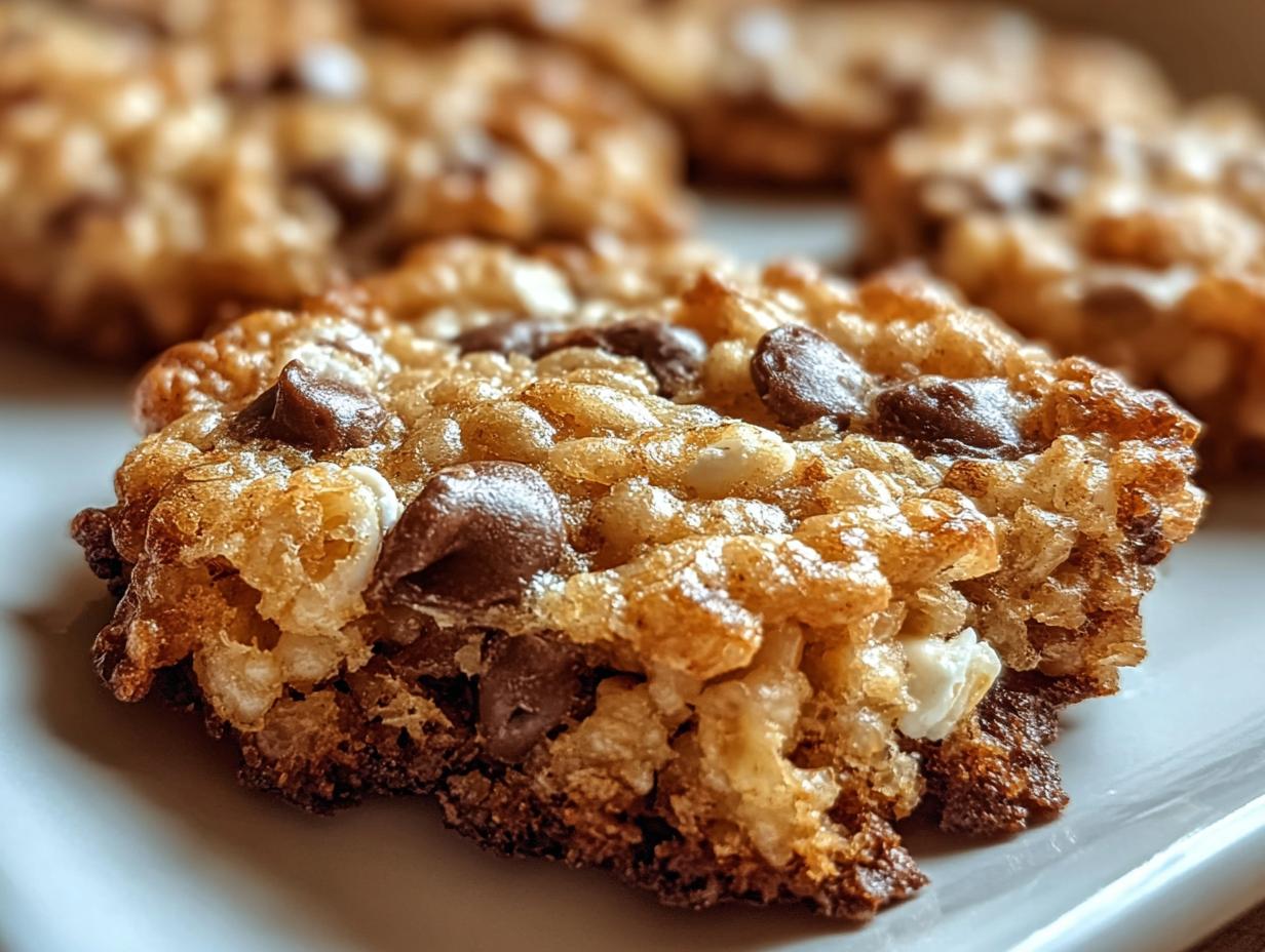Chip Rice Krispie Cookies