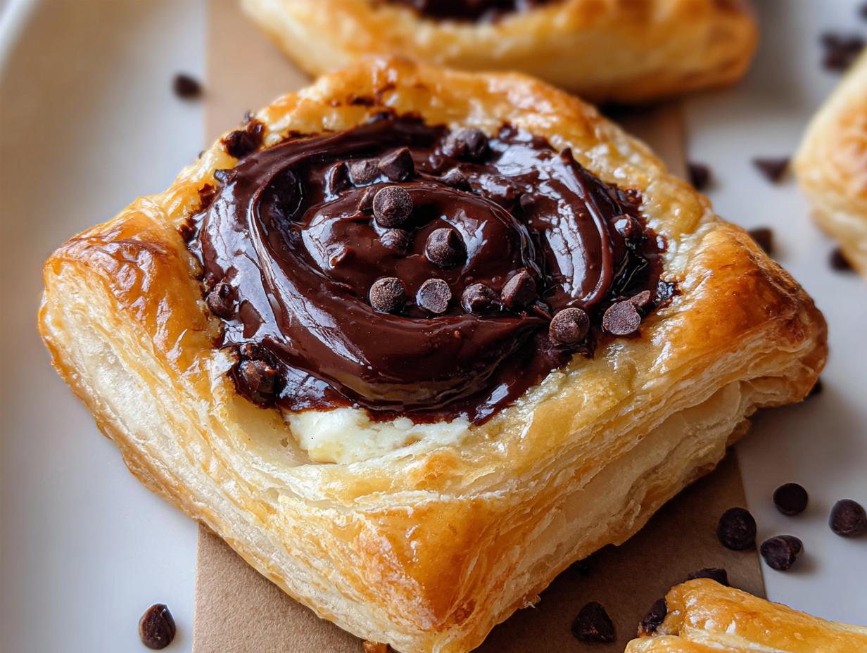 Chocolate Cream Cheese Danish - detail 1
