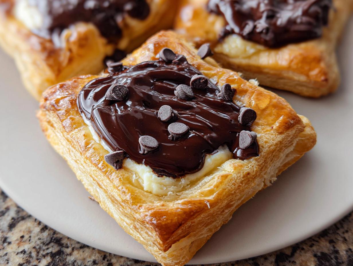 Chocolate Cream Cheese Danish - detail 2