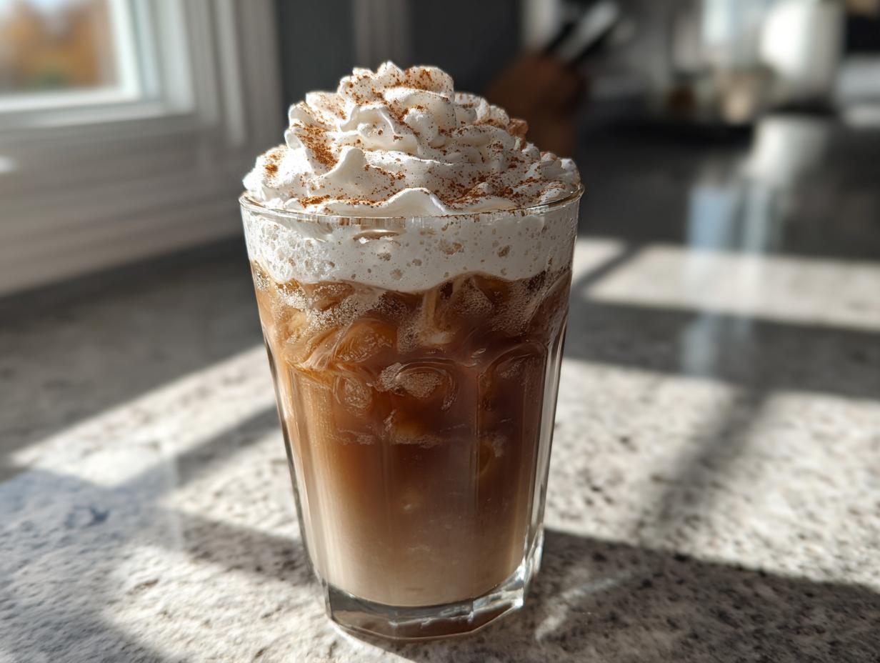 Cinnamon Roll Iced Coffee