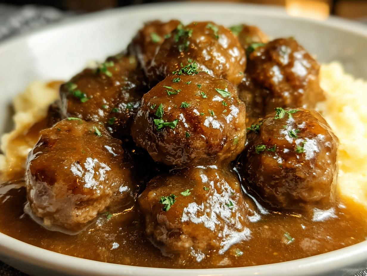 Cooker Salisbury Steak Meatballs - detail 2
