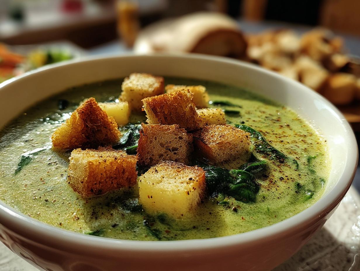 Cream Spinach Soup Comfort: 15-Minute Dream - Cream Spinach Soup Comfort - additional detail