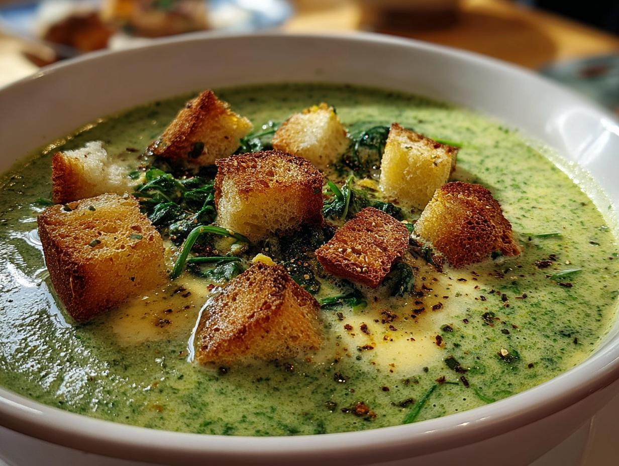 Cream Spinach Soup Comfort: 15-Minute Dream - Cream Spinach Soup Comfort - additional detail