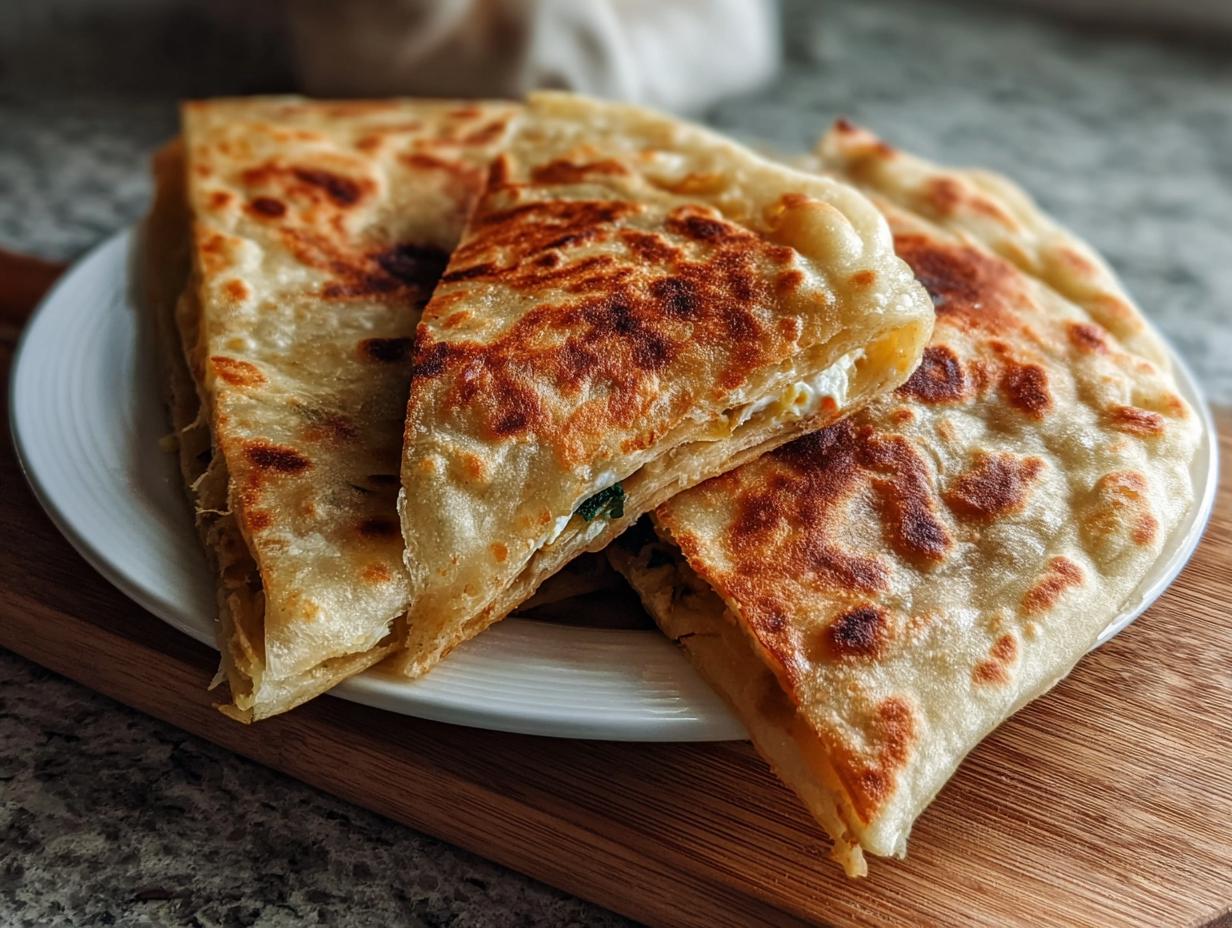 Crispy Mexican Gozleme: 4 amazing fillings - Crispy Flaky Gozleme Turkish - main visual representation