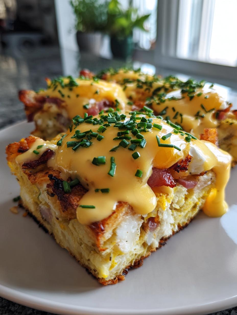 Eggs Benedict Casserole - detail 2