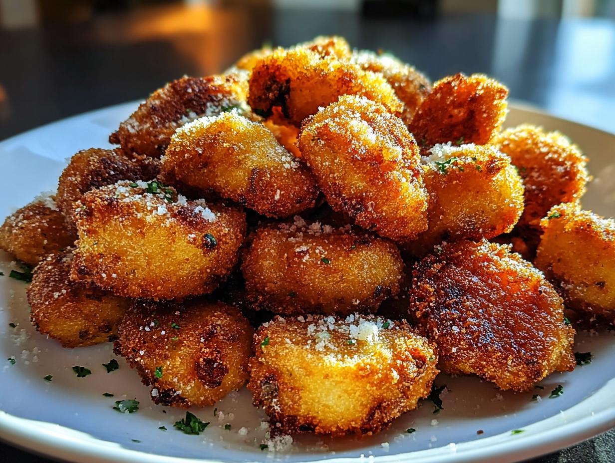 Fried Mushrooms Crispy Appetizer