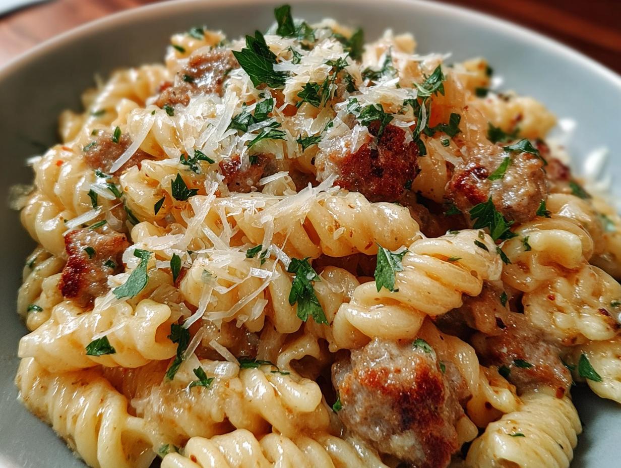 Garlic Butter Sausage Parmesan: 4 Secrets Revealed - Garlic Butter Sausage Parmesan - additional detail