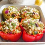 Greek Chicken Stuffed Peppers