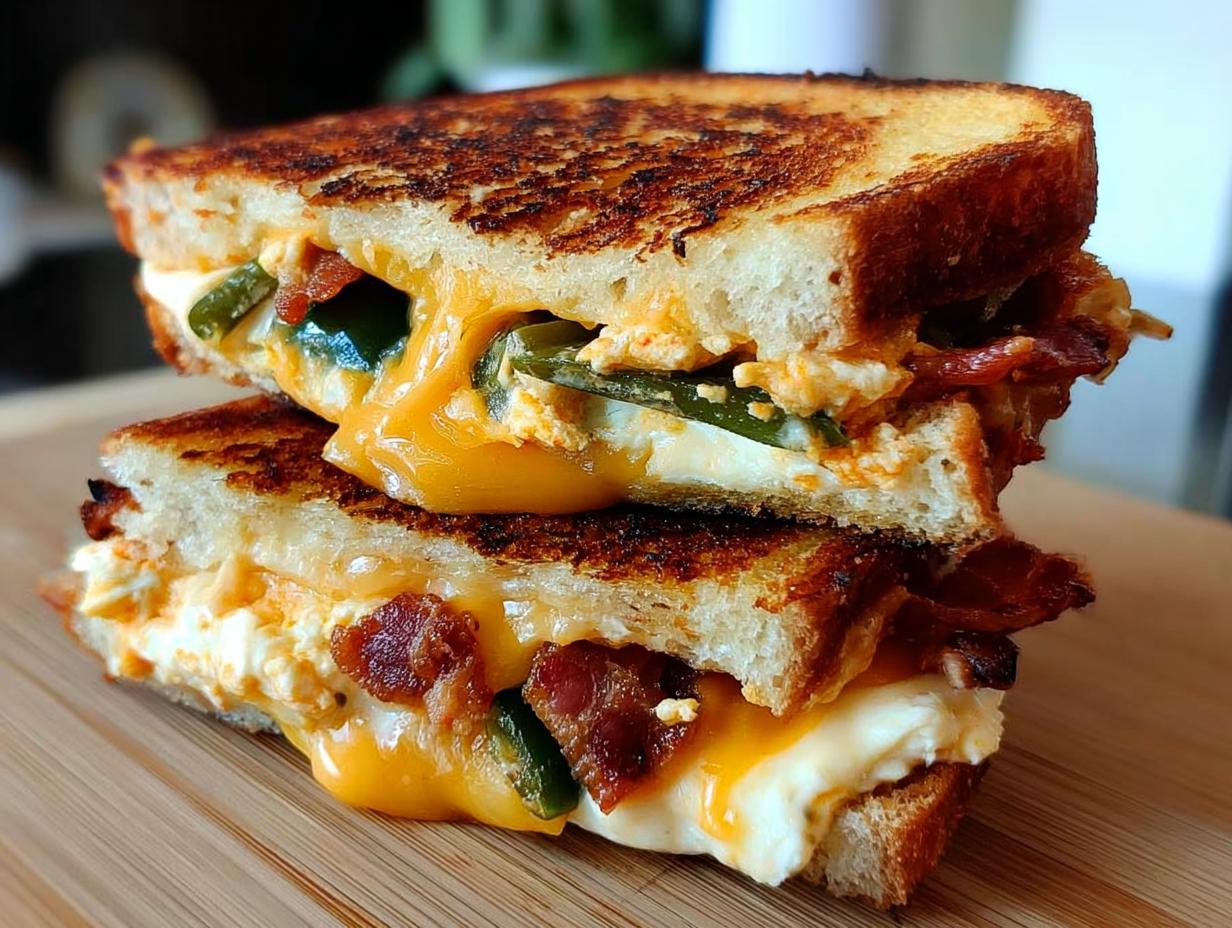 Spicy Jalapeno Popper Sandwich: 15-Min Magic 5 Jalapeno Popper Sandwich - detail 2