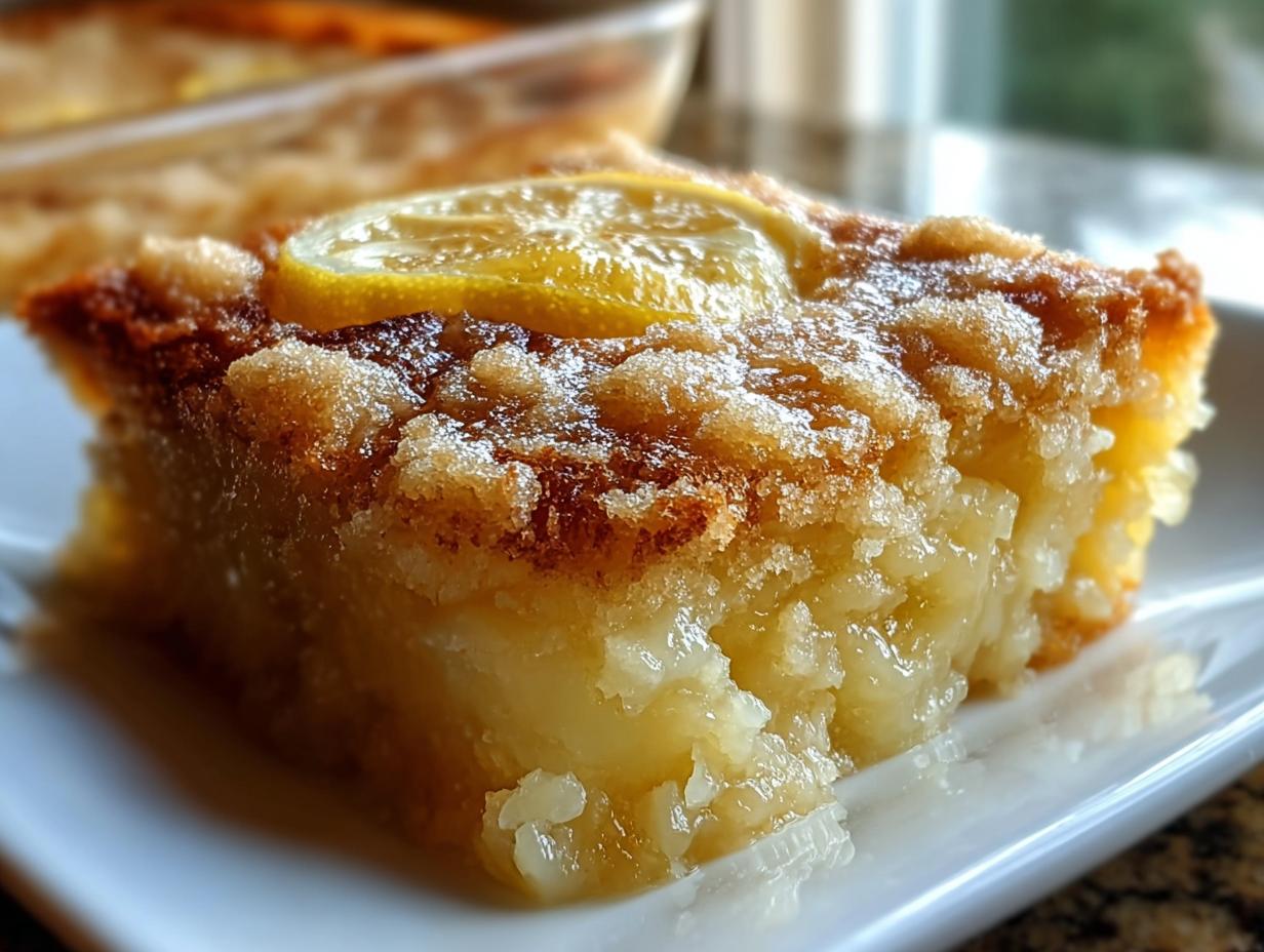 Lemon Cobbler Magic