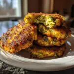 Low Carb Crispy Broccoli Cheese Rounds
