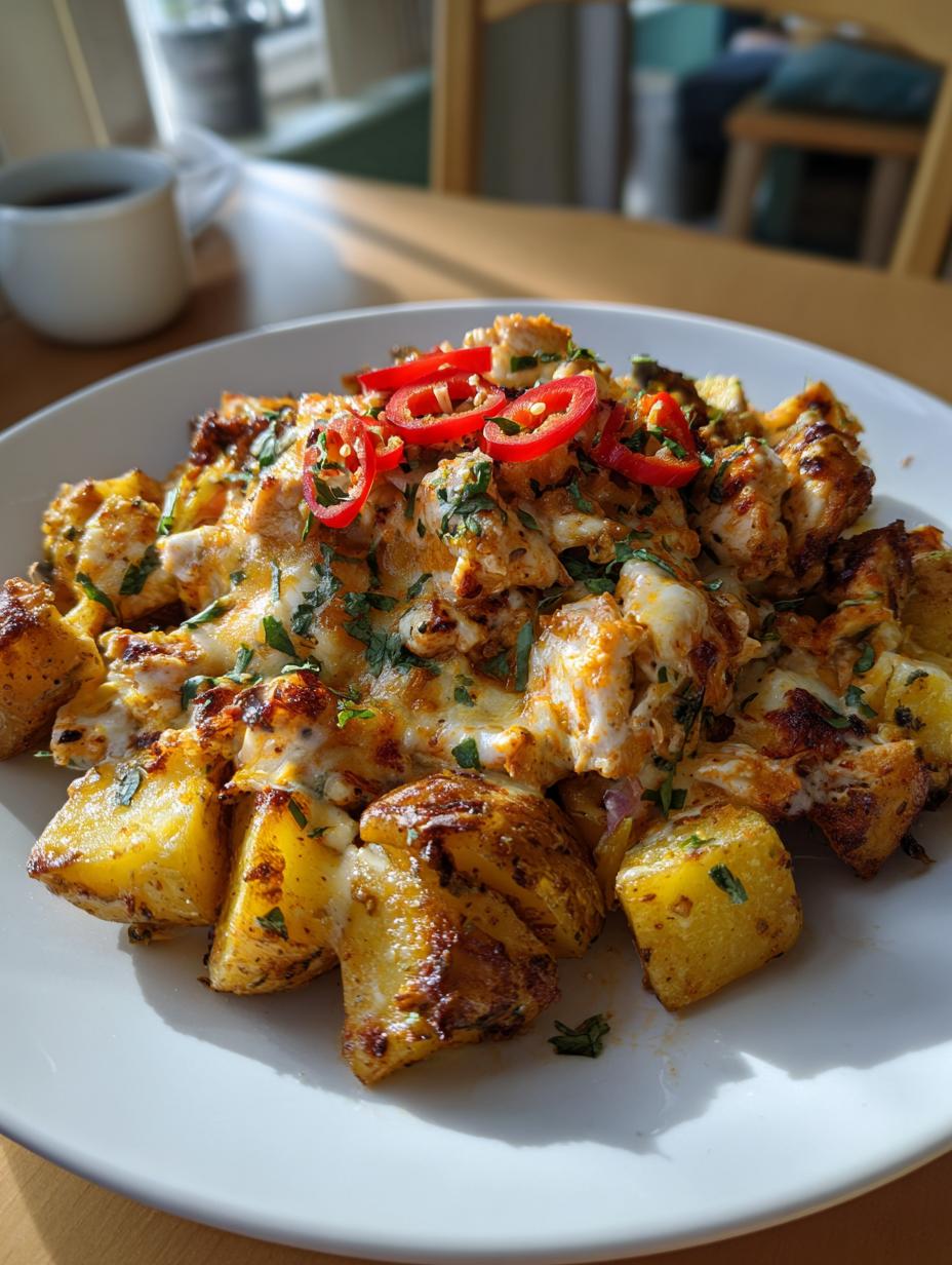 Irresistible Mississippi Chicken & Potatoes golden cheesy skillet family dinner