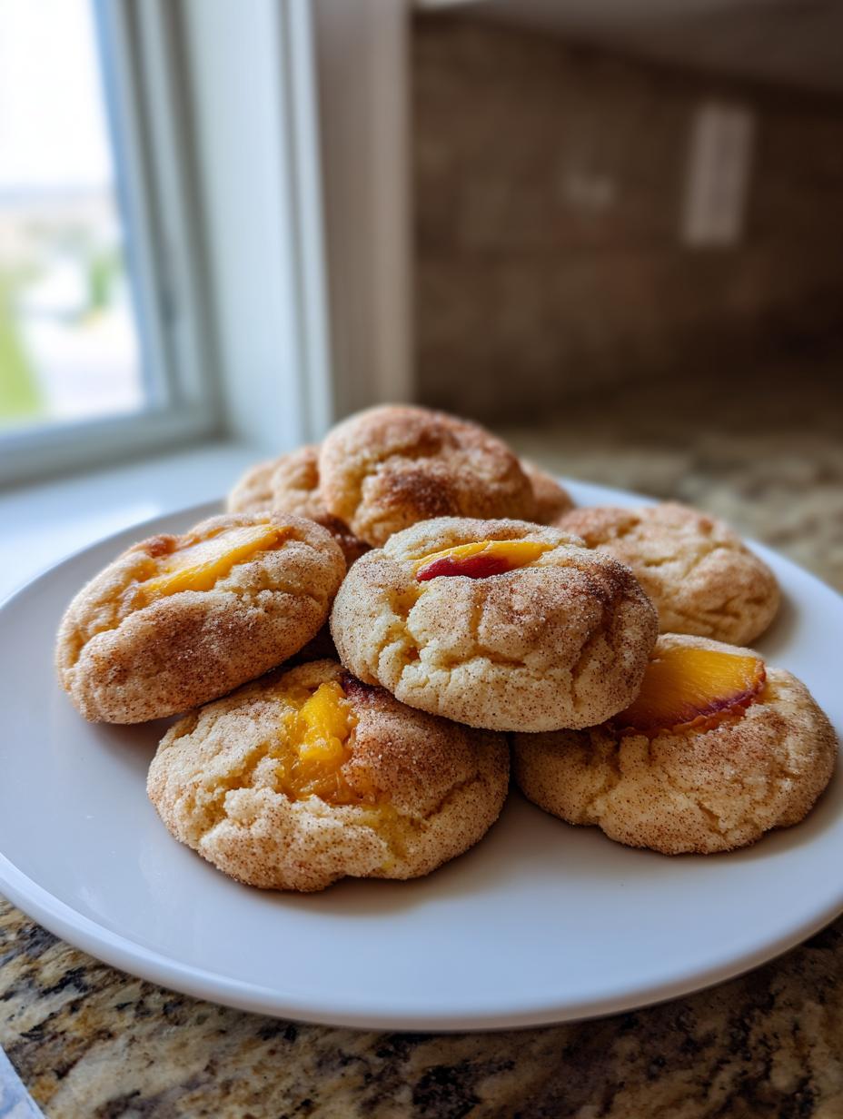 Peach Snickerdoodles - detail 2