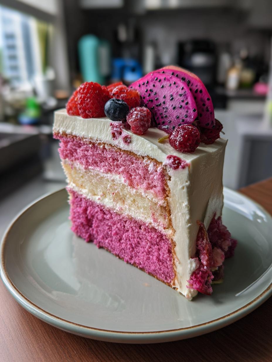 Bake Divine Pink Dragon Fruit Cake in Just 9 Steps 4 Pink Dragon Fruit Cake - detail 1