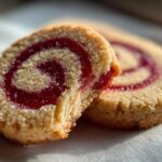 Raspberry Swirl Shortbread Cookies