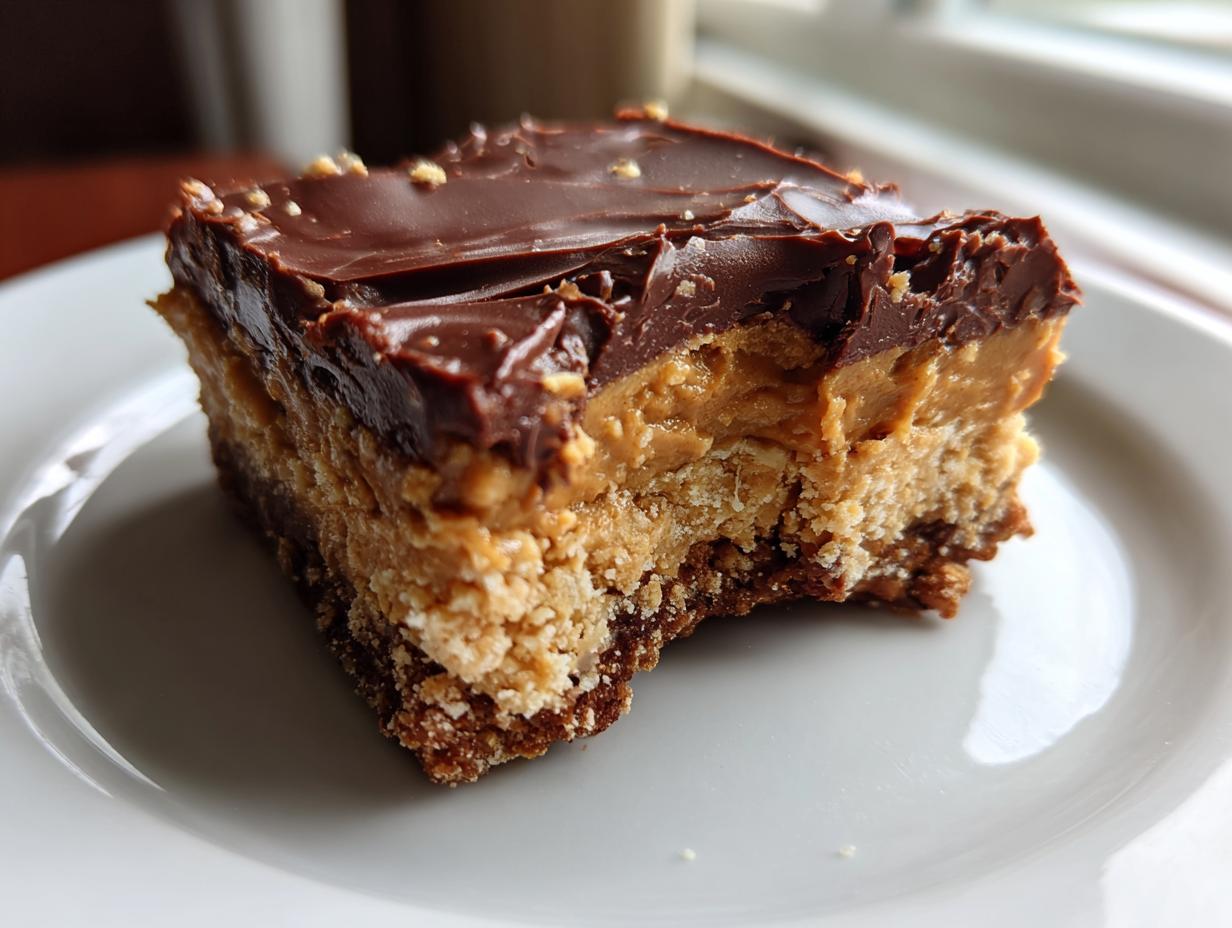 Reese’s Peanut Butter No-Bake Bars