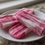 Rhubarb Coconut Popsicles Refreshing