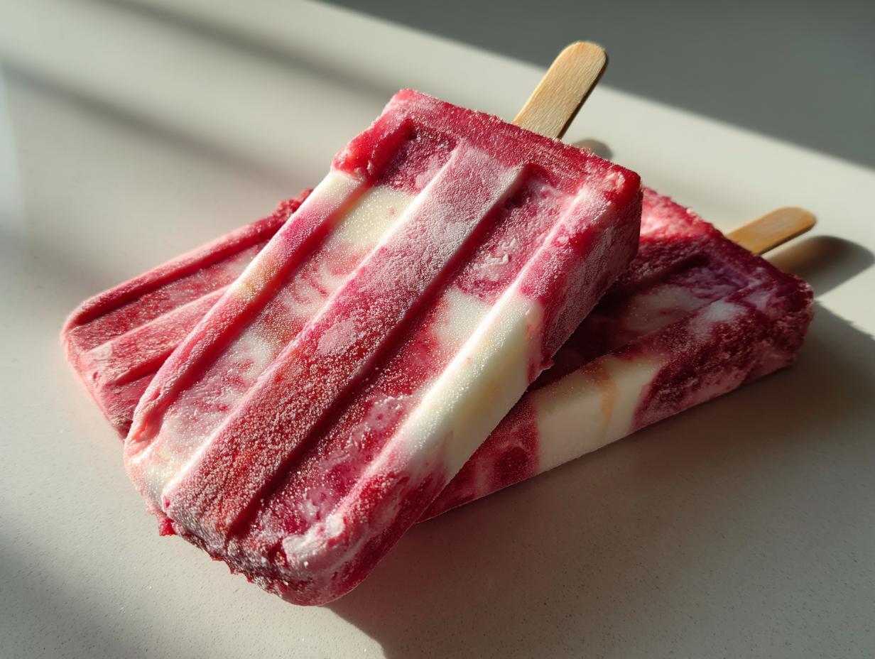 Rhubarb Coconut Popsicles: 2 Easy Refreshing Bites 6 Rhubarb Coconut Popsicles Refreshing - detail 2