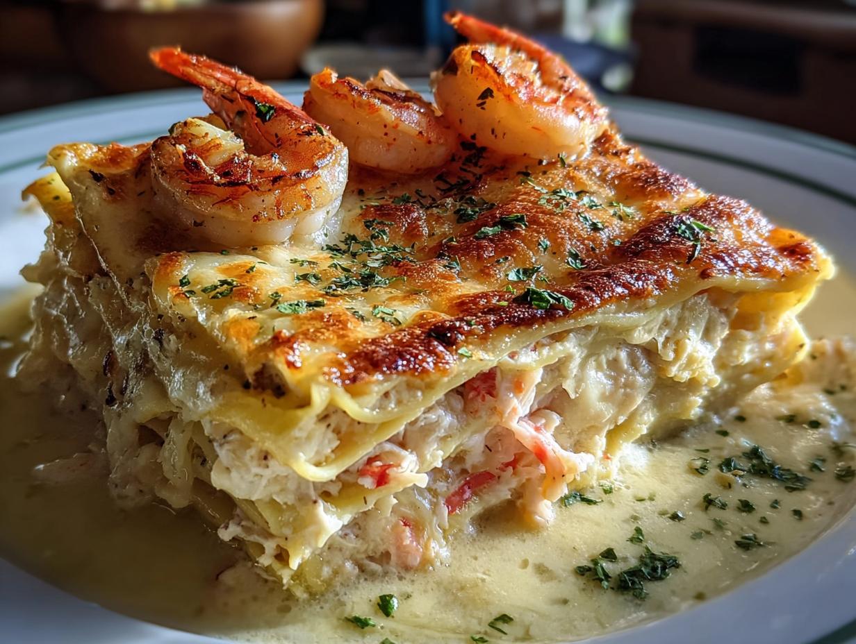 Seafood Lasagna Shrimp Crab: 1 Amazing Recipe 5 Seafood Lasagna Shrimp Crab: 1 Amazing Recipe - Seafood Lasagna Shrimp Crab - additional detail