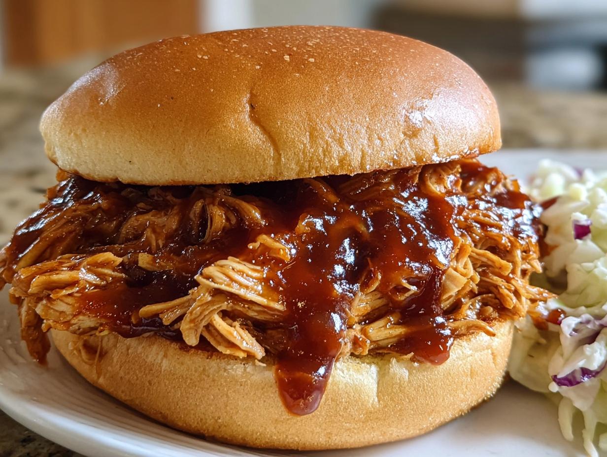 Shredded Bbq Chicken Sandwich
