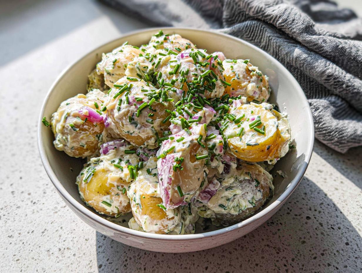 Sour Cream and Onion Potato Salad - detail 1