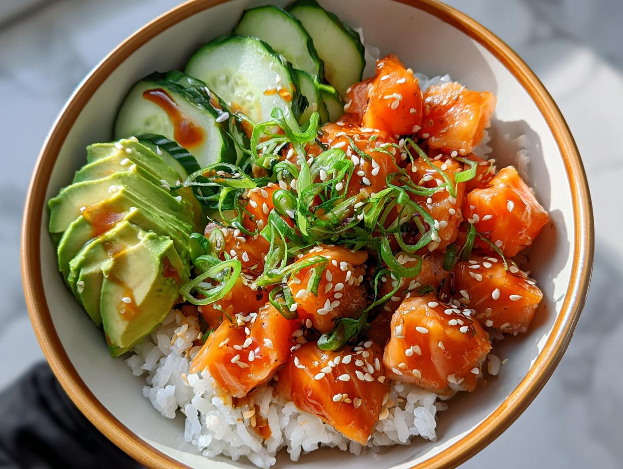 Spicy Salmon Sushi Bowl