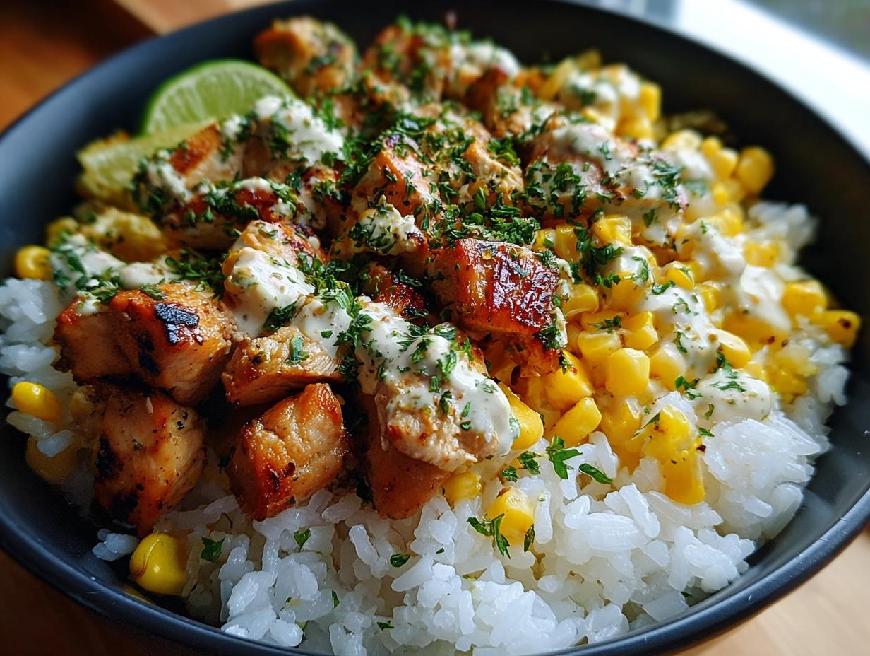 Street Corn Chicken Rice