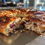 Turkey Cranberry Crescent Ring