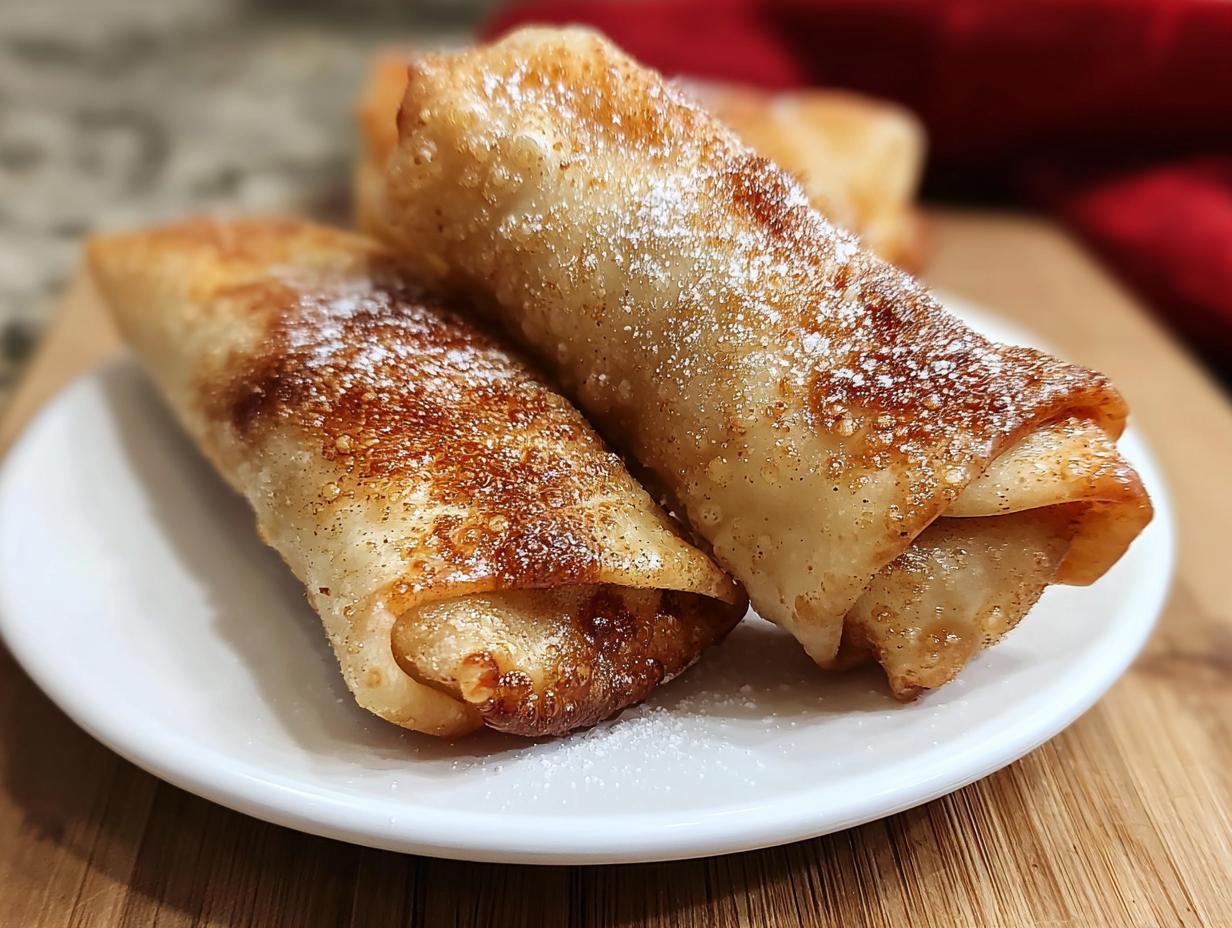 Apple Pie Egg Roll