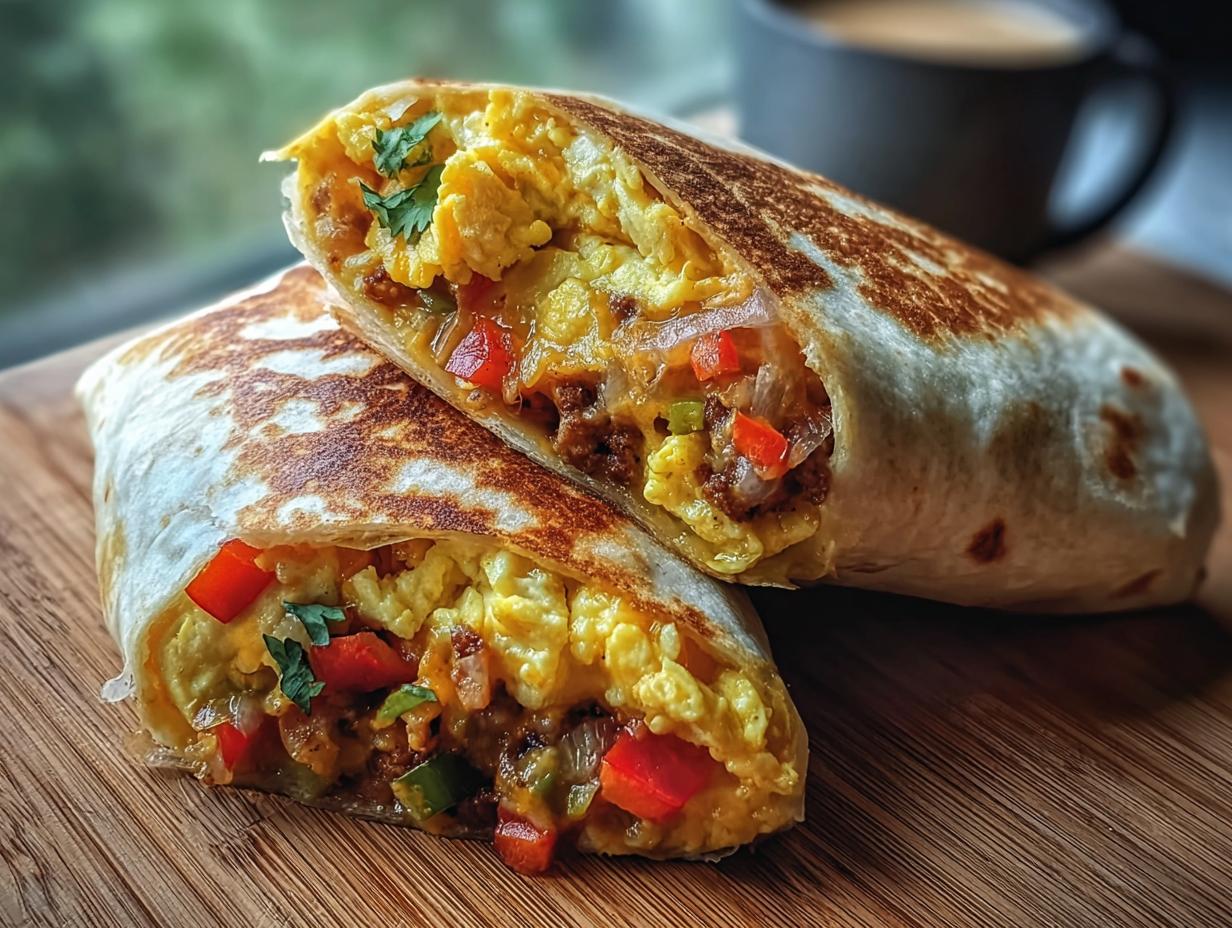 Breakfast Burritos For Busy