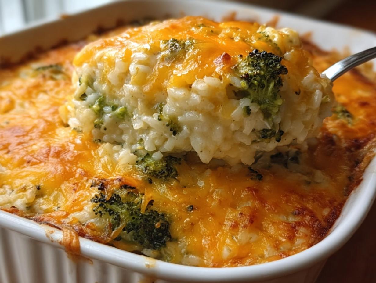 Amazing Broccoli Rice Casserole in 30 Min - Broccoli Rice Casserole - additional detail