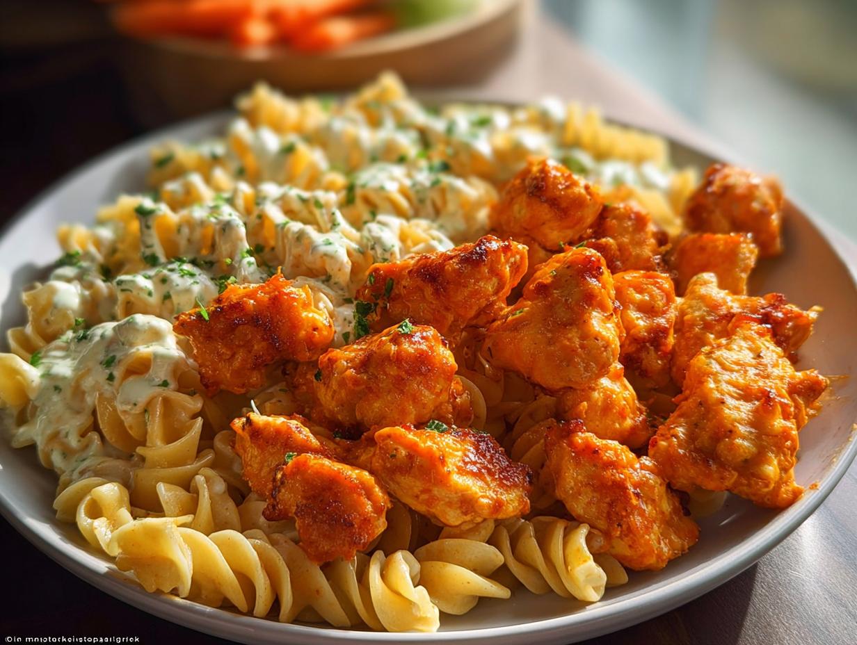 Buffalo Garlic Chicken Bites: Amazing 1-Hour Meal - Buffalo Garlic Chicken Bites - additional detail