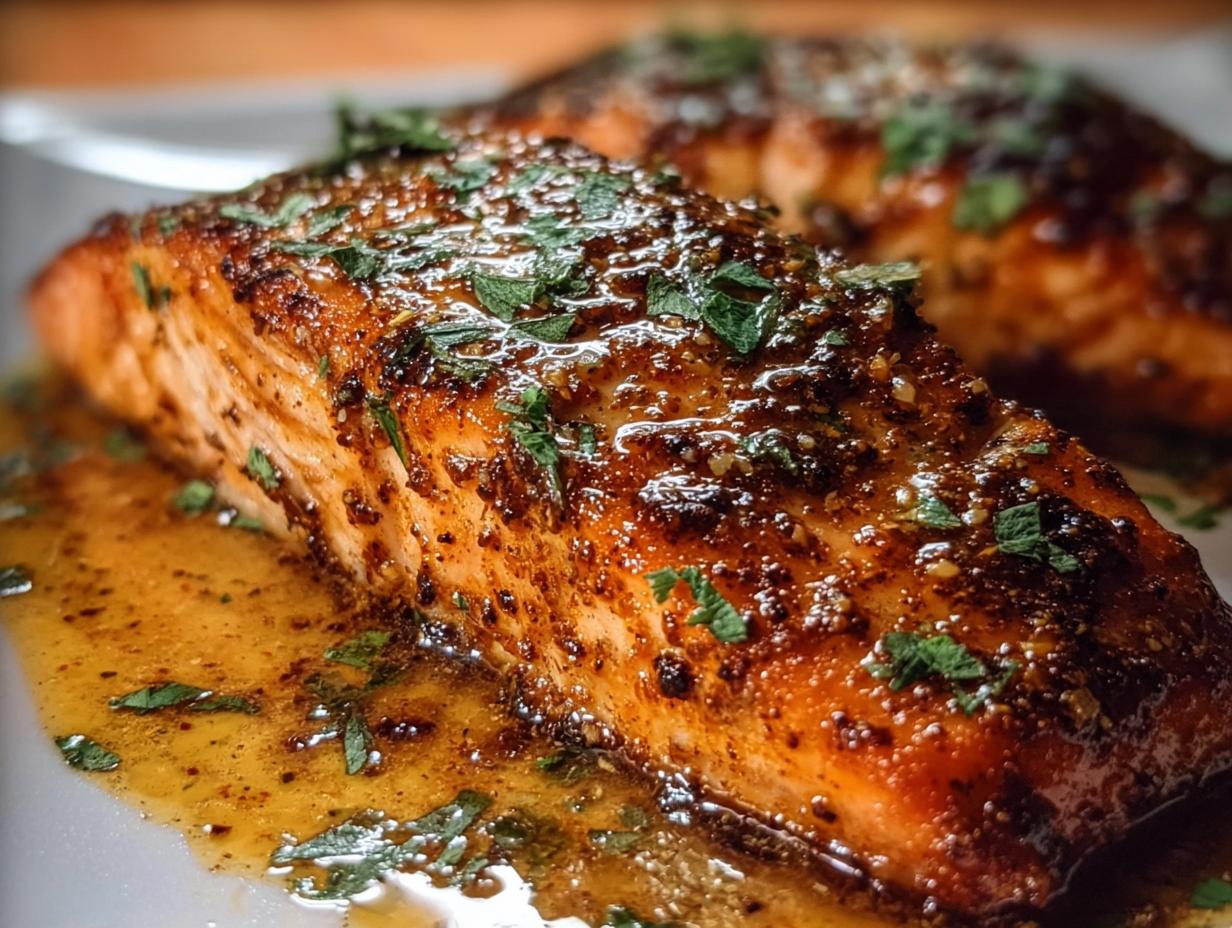 Cajun Honey Butter Salmon: 1 Amazing Recipe - Cajun Honey Butter Salmon - additional detail