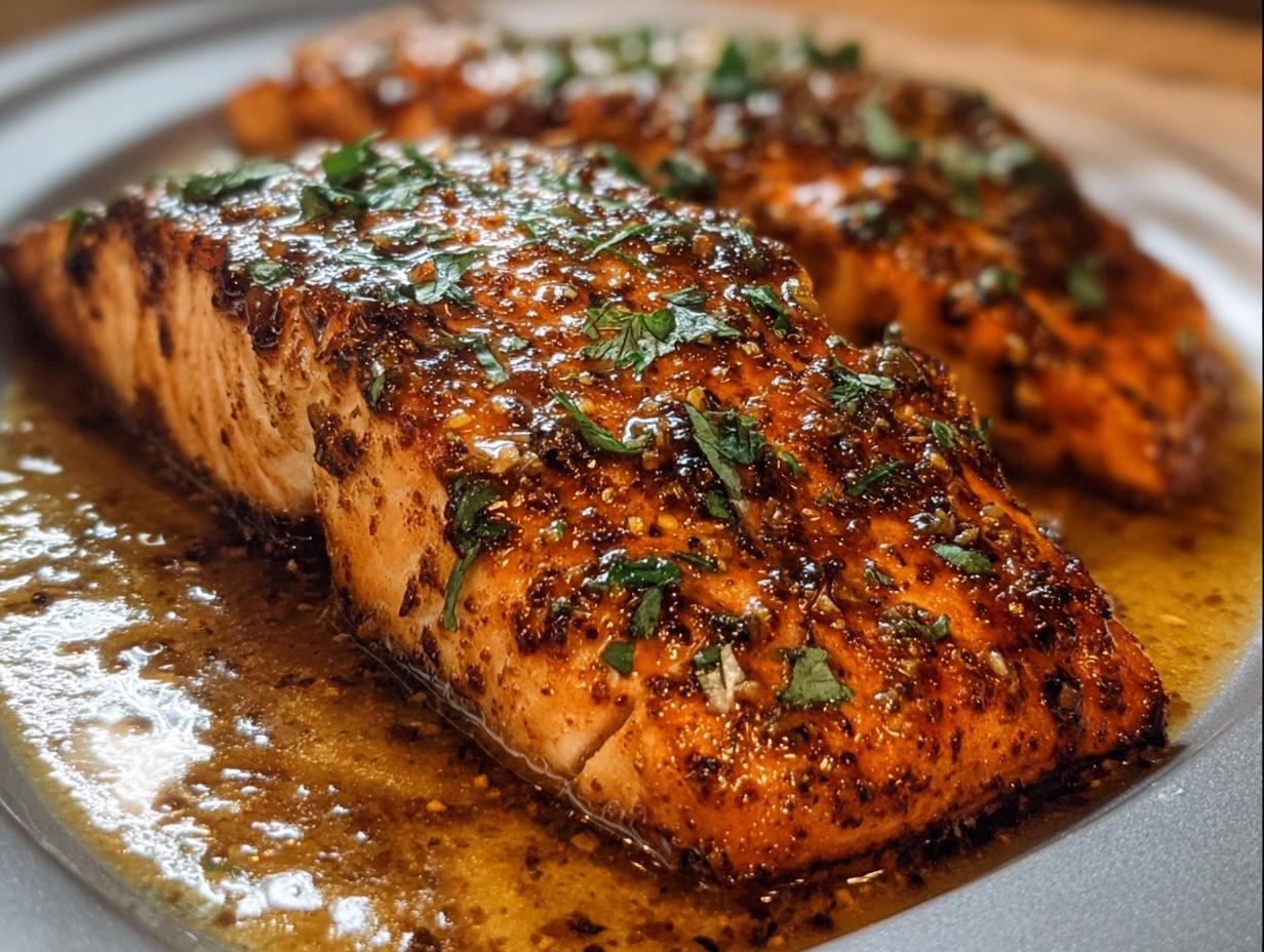 Cajun Honey Butter Salmon: 1 Amazing Recipe - Cajun Honey Butter Salmon - additional detail
