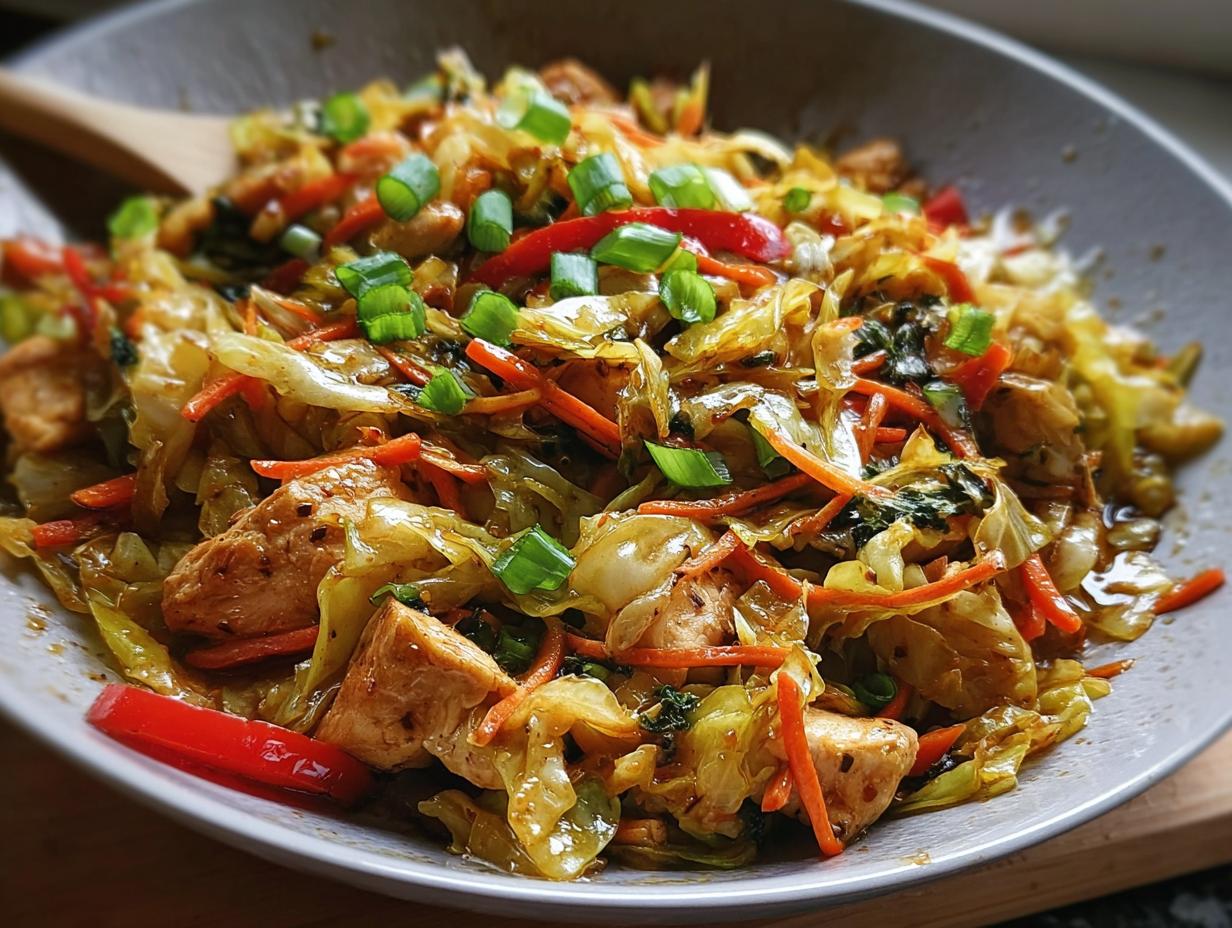 Chicken Cabbage Stir Fry